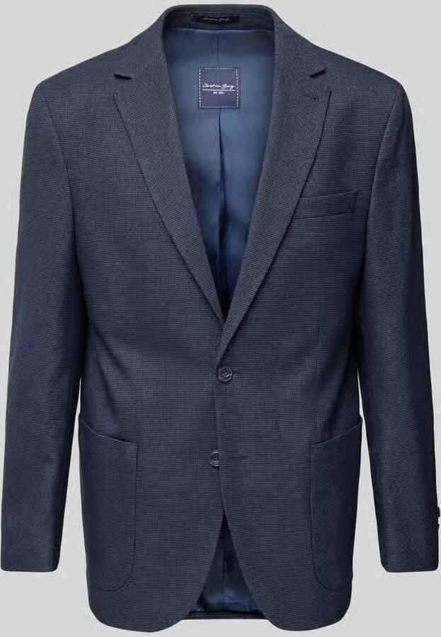 Christian Berg Men comfort fit 2-knoops colbert met reverskraag
