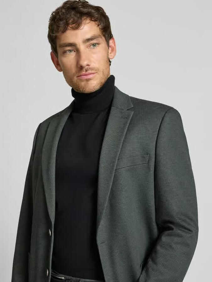 Christian Berg Men Regular fit 2-knoops colbert met reverskraag