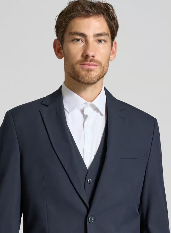 Christian Berg Men comfort fit 2-knoops colbert met reverskraag