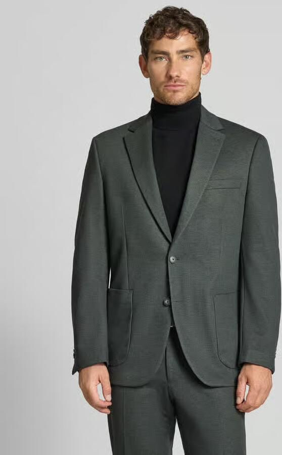 Christian Berg Men comfort fit 2-knoops colbert met reverskraag - Foto 4