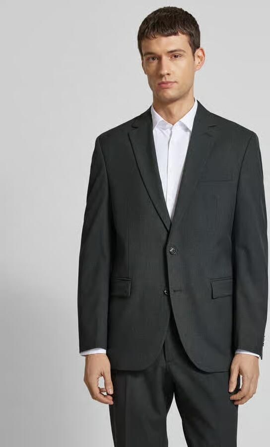 Christian Berg Men comfort fit 2-knoops colbert met reverskraag - Foto 4