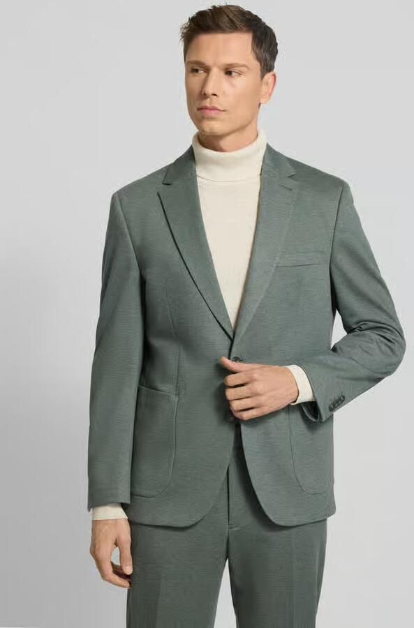 Christian Berg Men comfort fit 2-knoops colbert met reverskraag - Foto 4