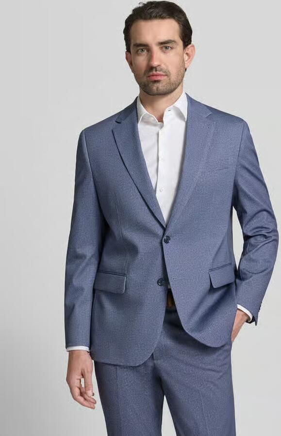 Christian Berg Men comfort fit 2-knoops colbert met reverskraag - Foto 3