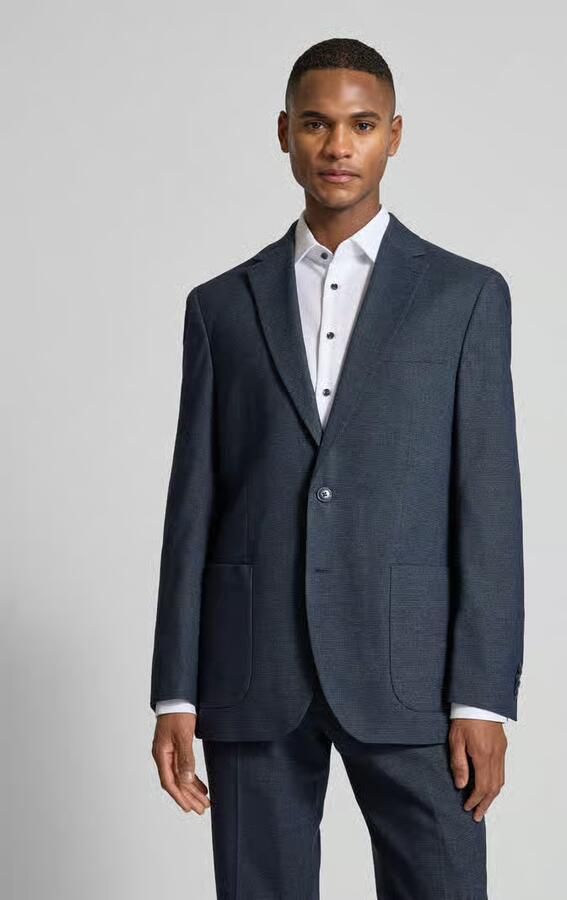 Christian Berg Men comfort fit 2-knoops colbert met reverskraag - Foto 2