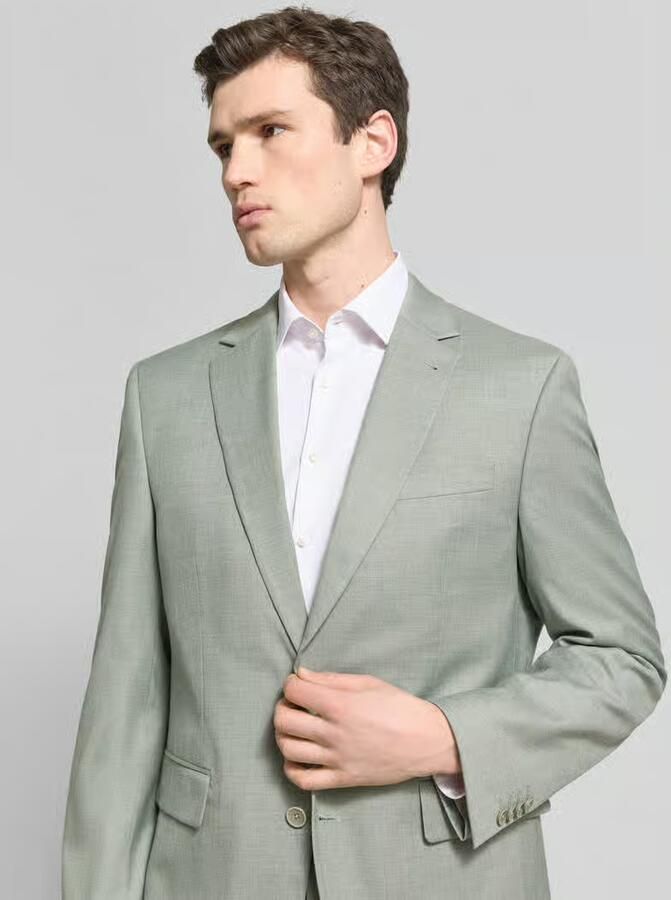 Christian Berg Men Regular fit 2-knoops colbert met klepzakken