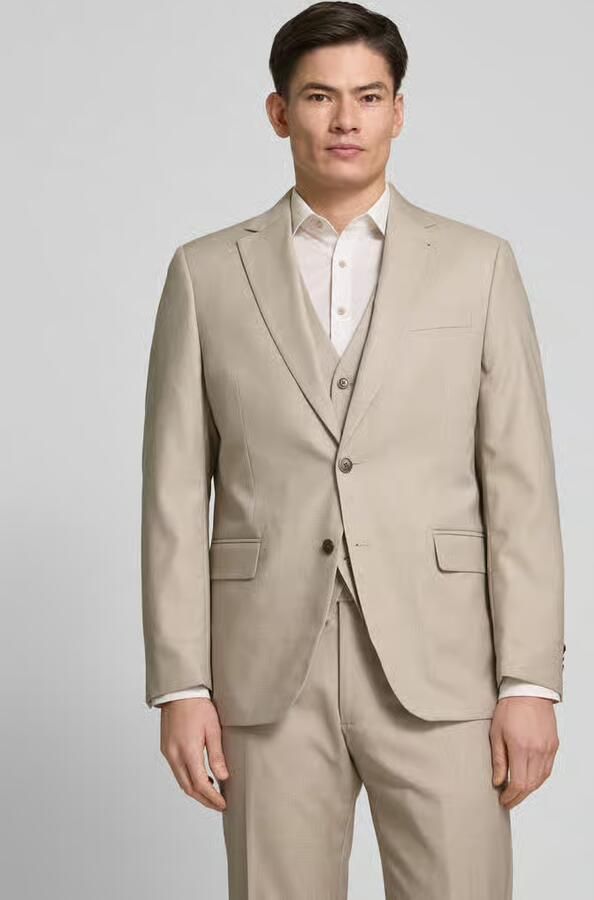Christian Berg Men comfort fit colbert met viscose - Foto 2