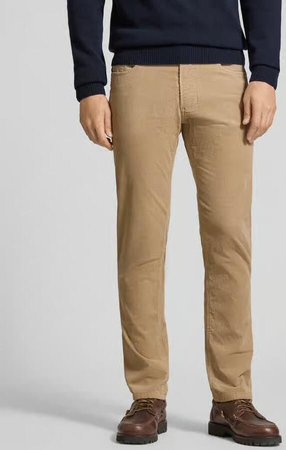 Christian Berg Men Corduroy broek van katoenmix in 5-pocketmodel - Foto 3