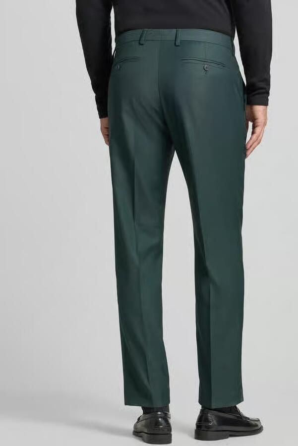 Christian Berg Men Fijn gestructureerde pantalon met persplooien - Foto 3