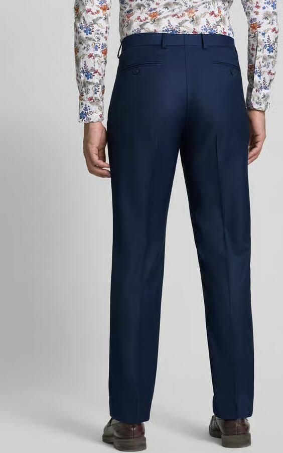 Christian Berg Men Fijn gestructureerde pantalon met persplooien - Foto 3
