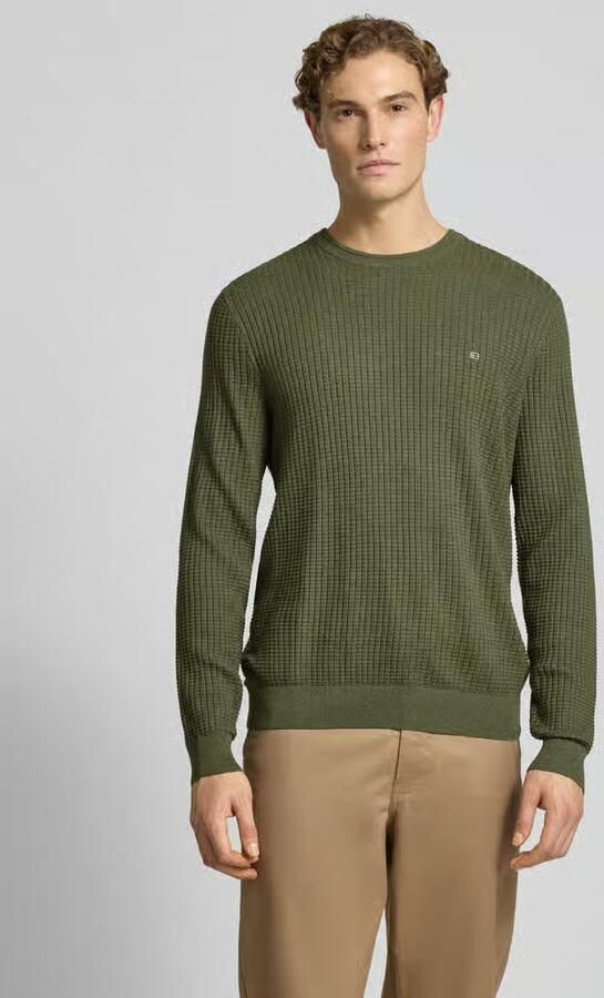 Christian Berg Men Gebreide pullover met labeldetail - Foto 2