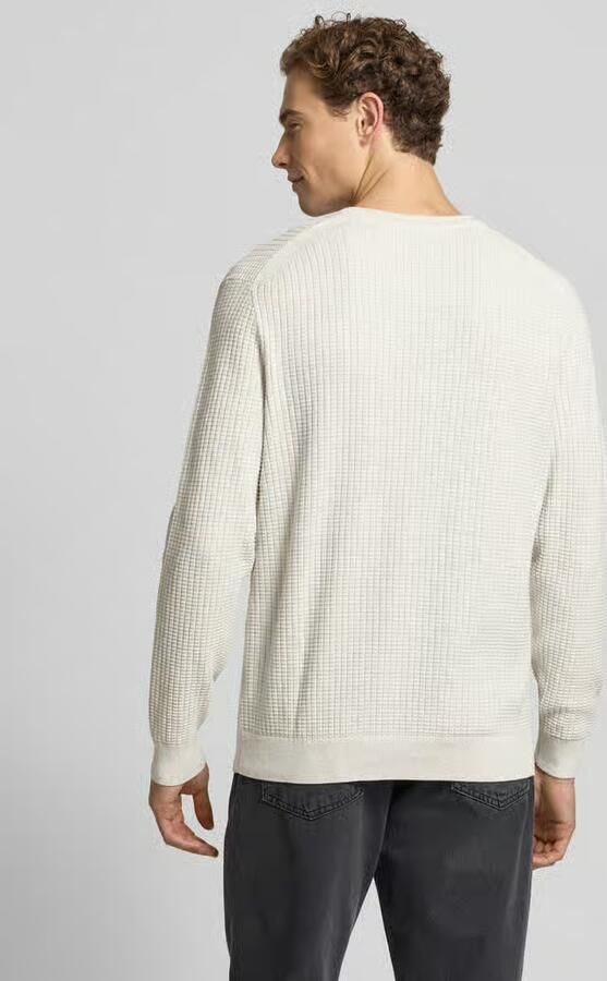 Christian Berg Men Gebreide pullover met labeldetail