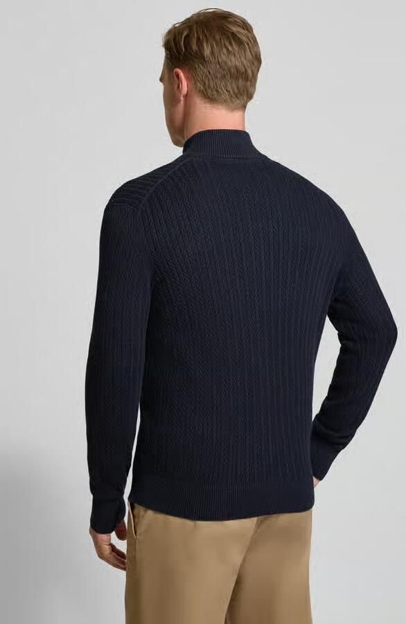 Christian Berg Men Gebreide pullover met labeldetail