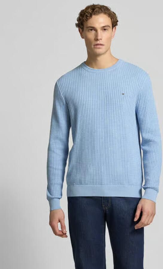 Christian Berg Men Gebreide pullover met labeldetail - Foto 2