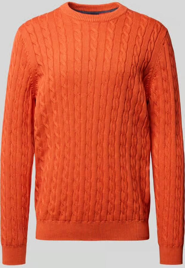 Christian Berg Men Gebreide pullover met ribboorden - Foto 2
