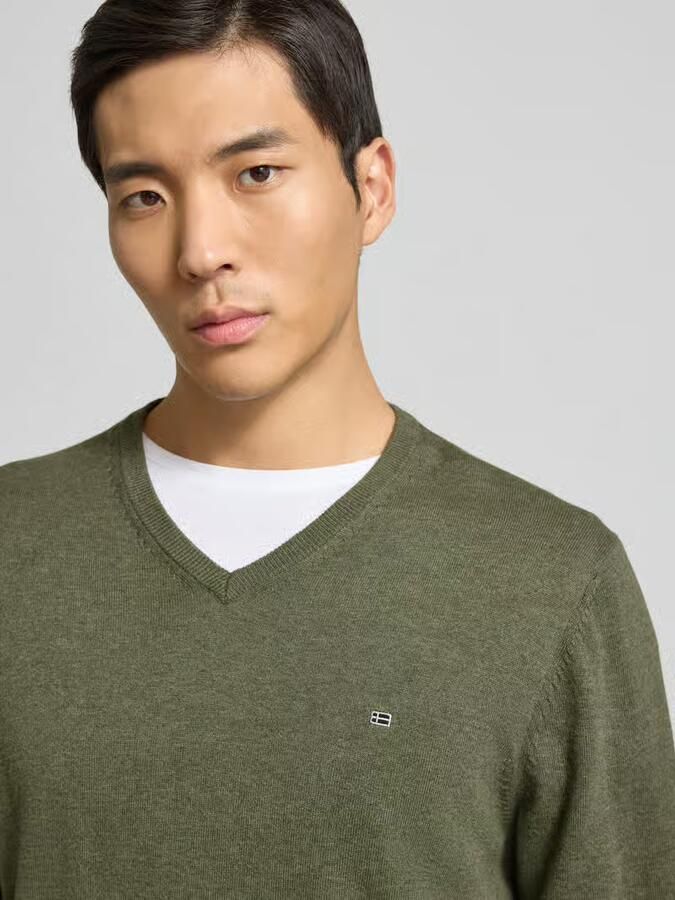 Christian Berg Men Gebreide pullover met V-hals