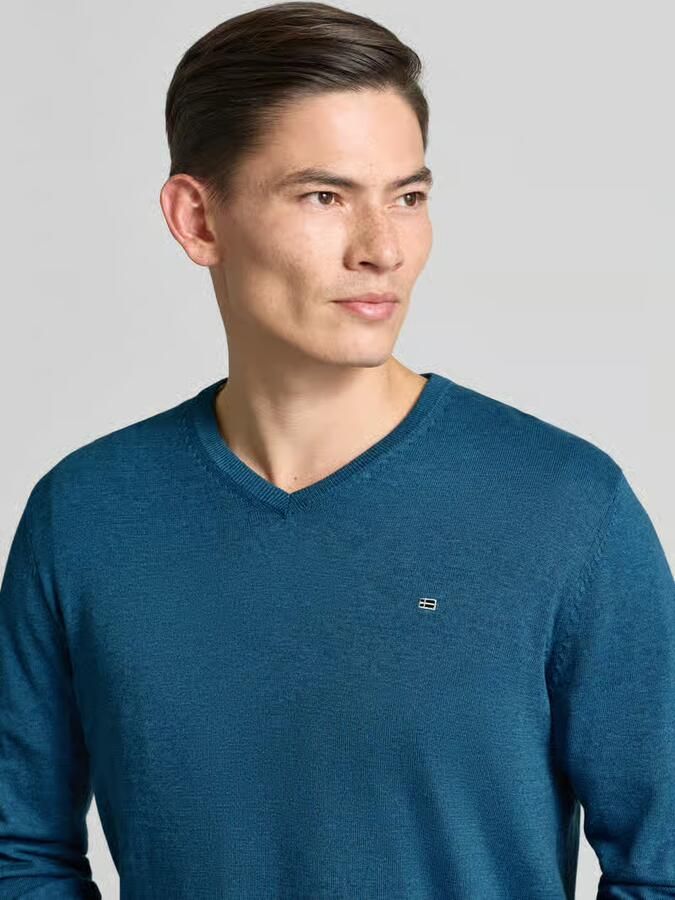 Christian Berg Men Gebreide pullover met V-hals