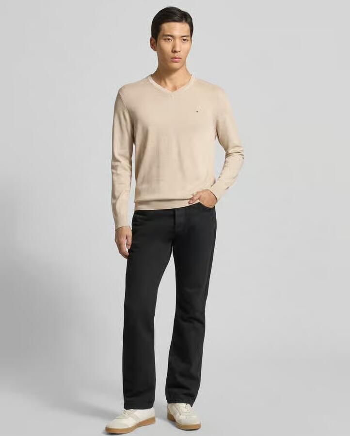 Christian Berg Men Gebreide pullover met V-hals