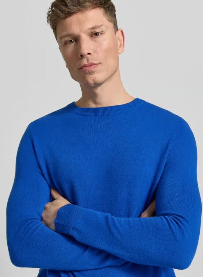 Christian Berg Men Gebreide pullover van een mix van wol en kasjmier