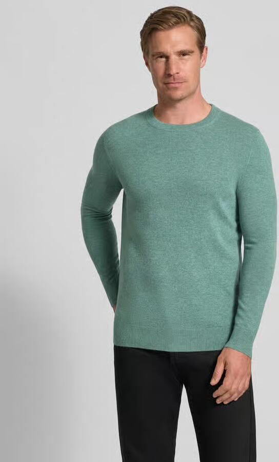 Christian Berg Men Gebreide pullover van een mix van wol en kasjmier - Foto 2