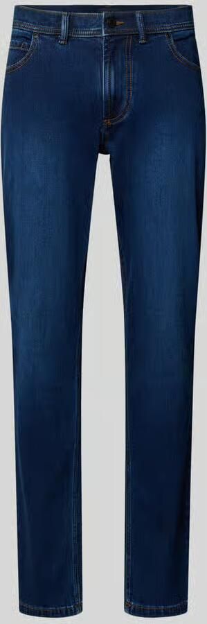 Christian Berg Men Jeans van soft denim met 9% kasjmieraandeel