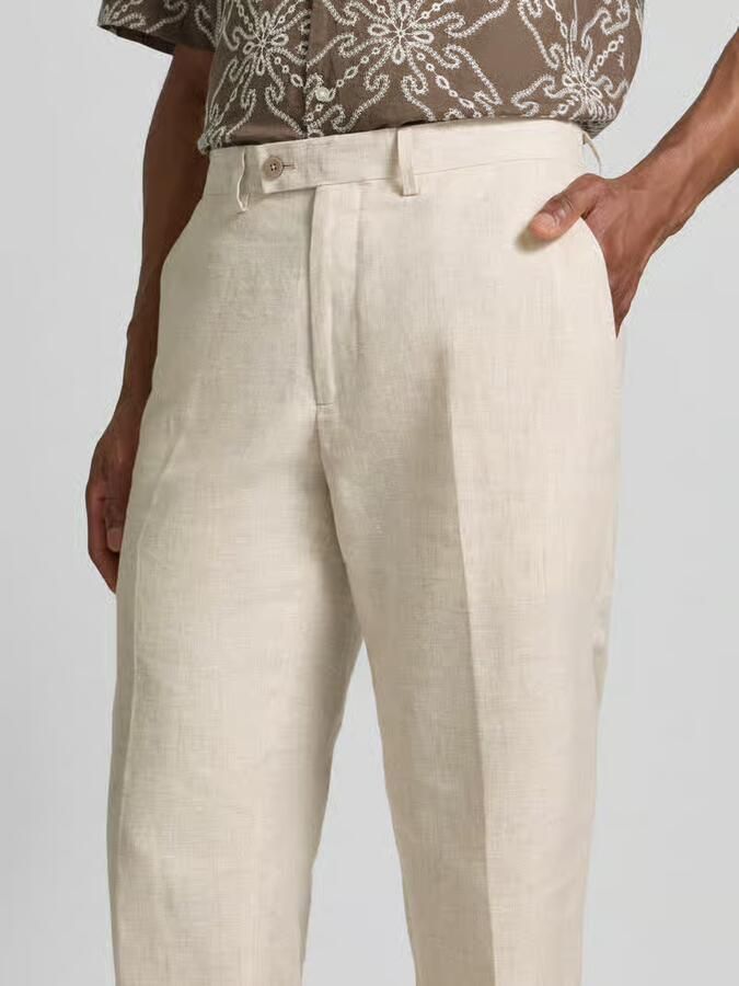 Christian Berg Men Linnen broek met achterzakken - Foto 2