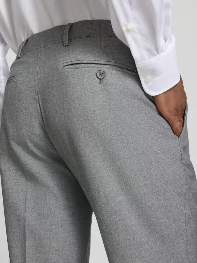 Christian Berg Men Pantalon met persplooien en achterzakken