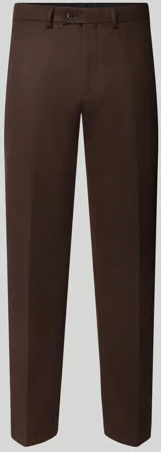 Christian Berg Men Pantalon met persplooien en steekzakken