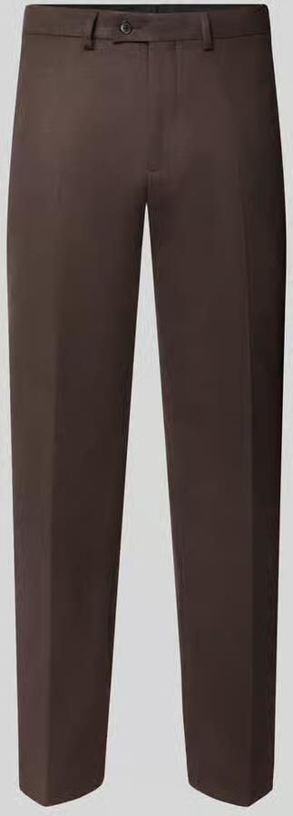 Christian Berg Men Pantalon met persplooien en steekzakken