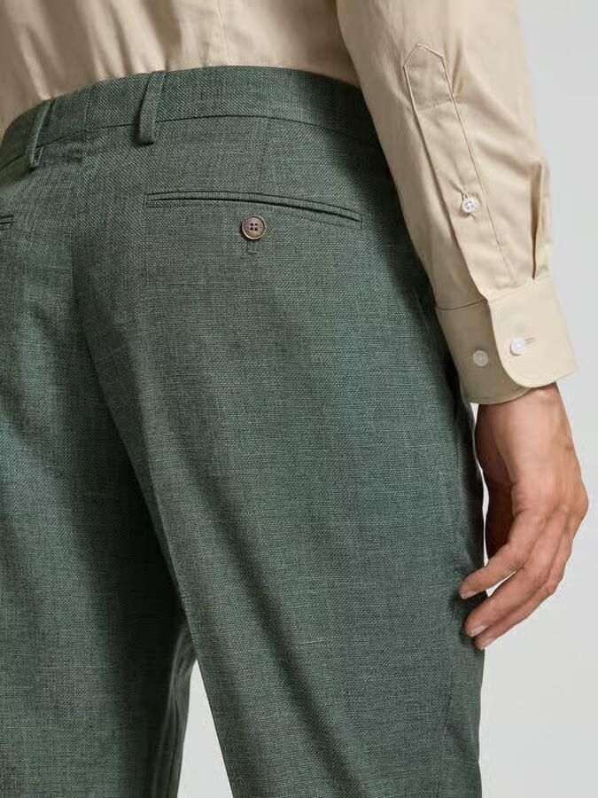 Christian Berg Men Pantalon met persplooien