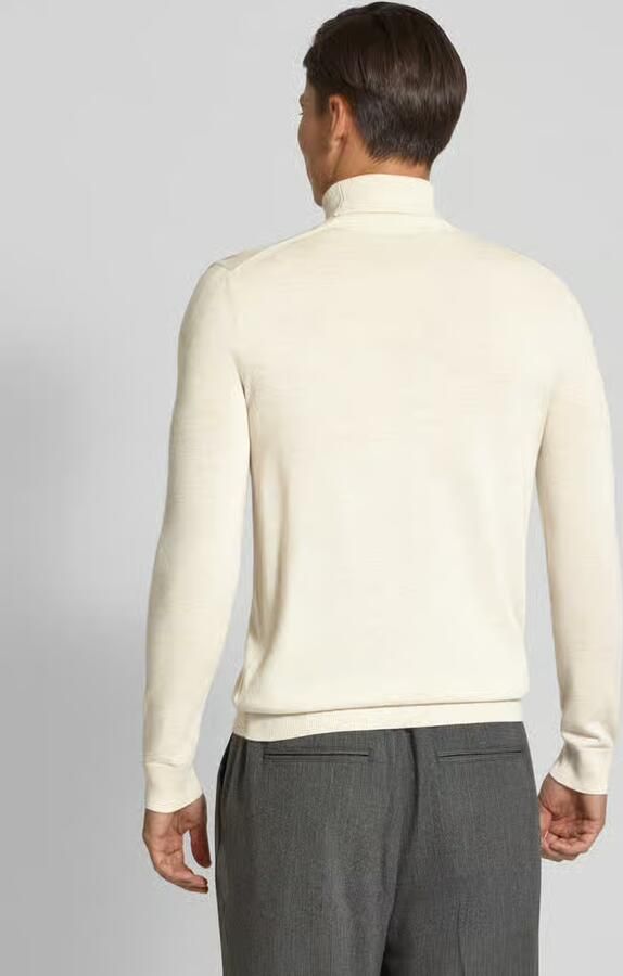 Christian Berg Men Pullover van wolmix met col