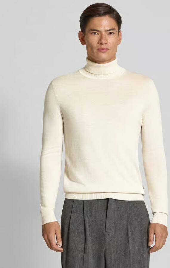 Christian Berg Men Pullover van wolmix met col - Foto 2
