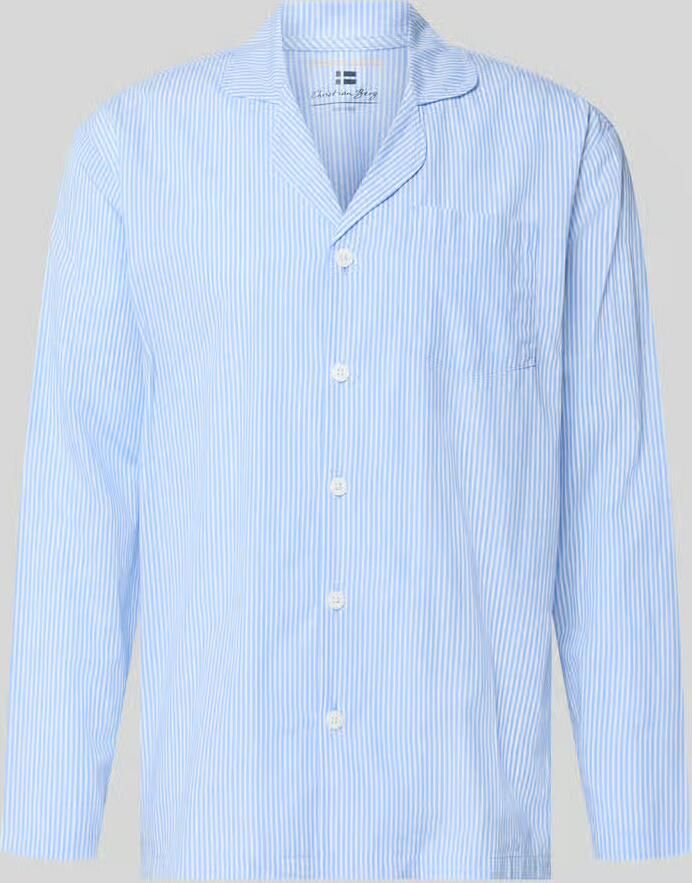 Christian Berg Men Pyjamabovendeel van puur katoen - Foto 2