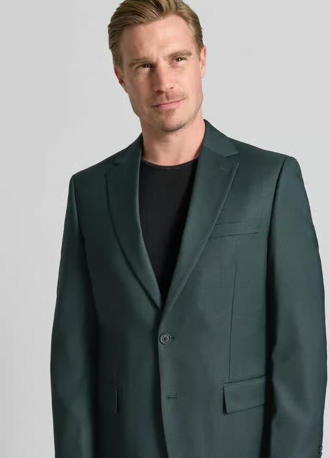 Christian Berg Men regular fit 2-knoops colbert met viscose