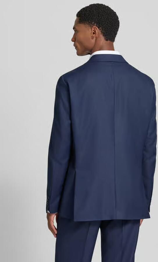 Christian Berg Men regular fit 2-knoops colbert met viscose - Foto 5