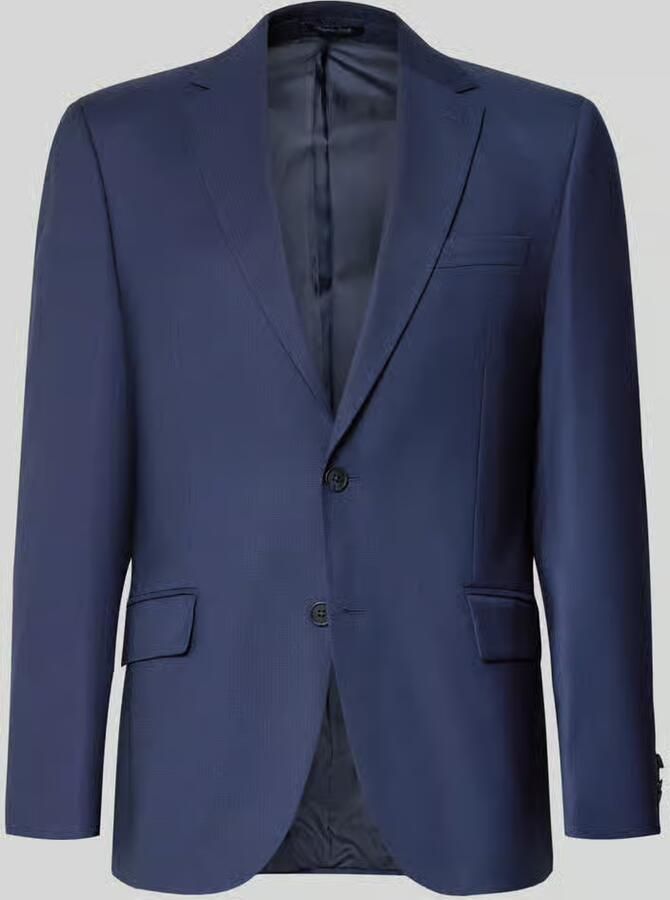 Christian Berg Men regular fit 2-knoops colbert met viscose - Foto 2