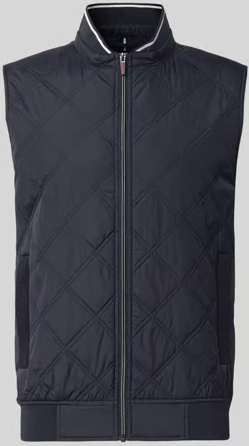 Christian Berg Men regular fit bodywarmer met gewatteerde look