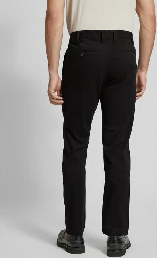 Christian Berg Men Regular fit chino met Franse steekzakken