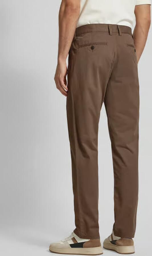 Christian Berg Men Regular fit chino met Franse steekzakken - Foto 3
