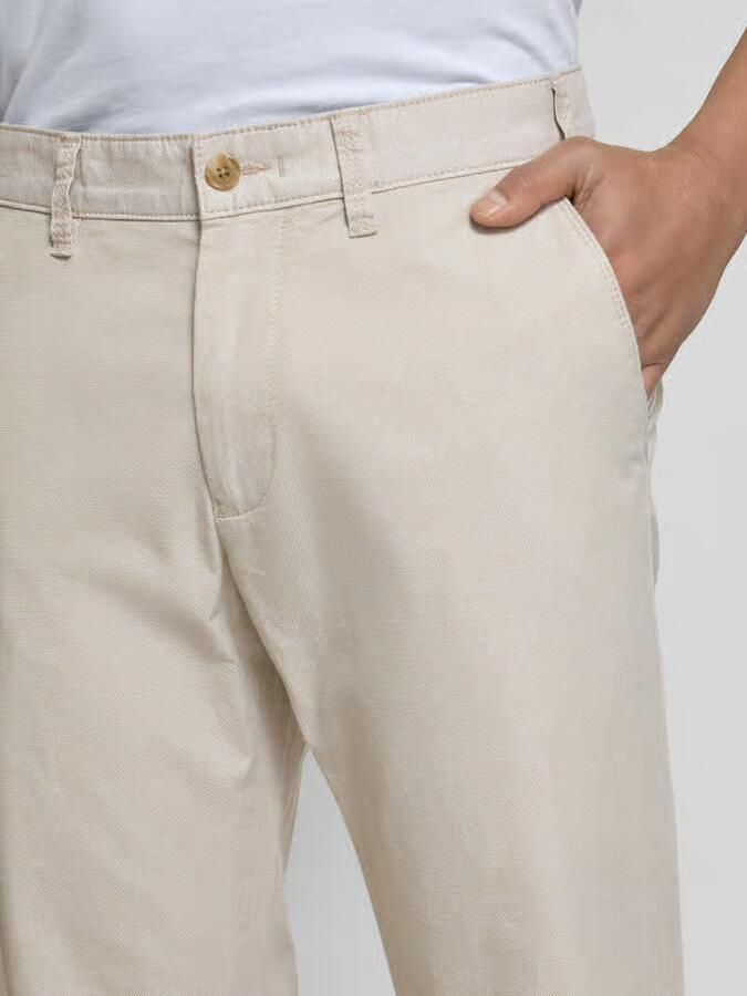 Christian Berg Men Regular fit chino met structuurmotief - Foto 2