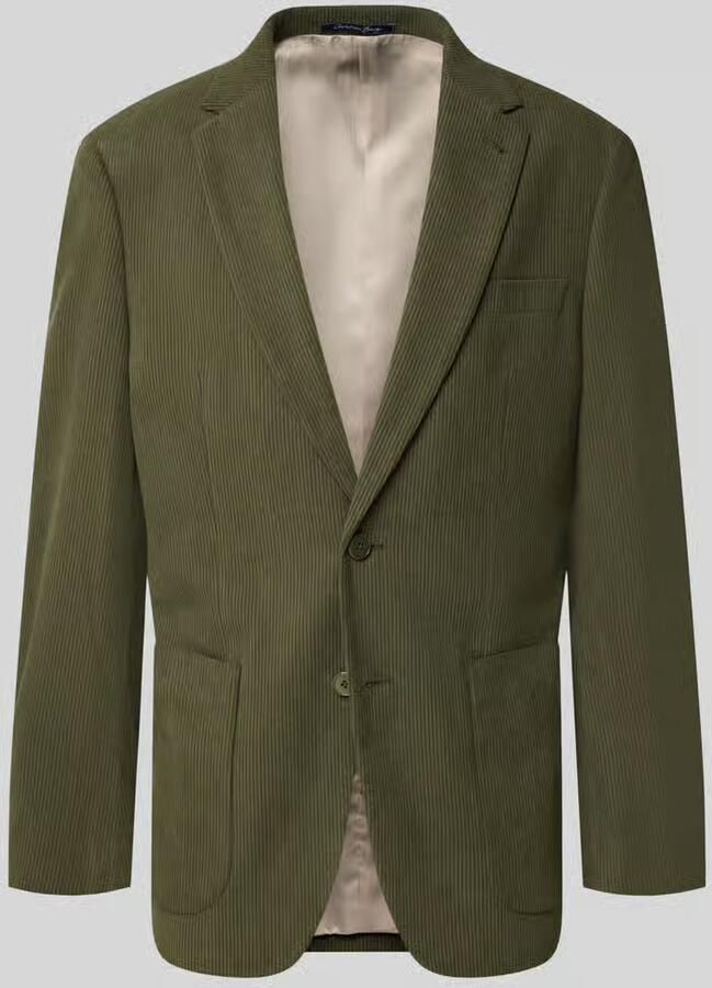Christian Berg Men regular fit colbert in cordlook
