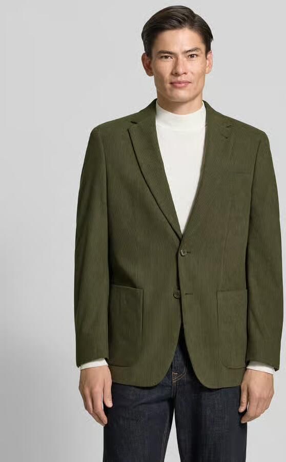 Christian Berg Men regular fit colbert in cordlook - Foto 3