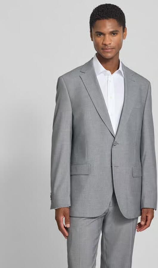 Christian Berg Men regular fit colbert met viscose - Foto 3