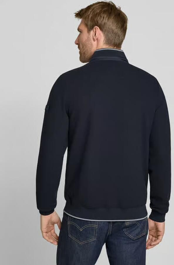 Christian Berg Men Regular fit collegejack van katoenmix - Foto 3