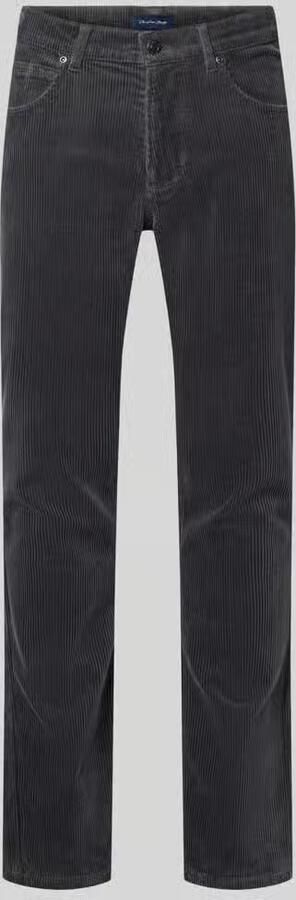 Christian Berg Men regular fit corduroy broek in 5-pocketmodel