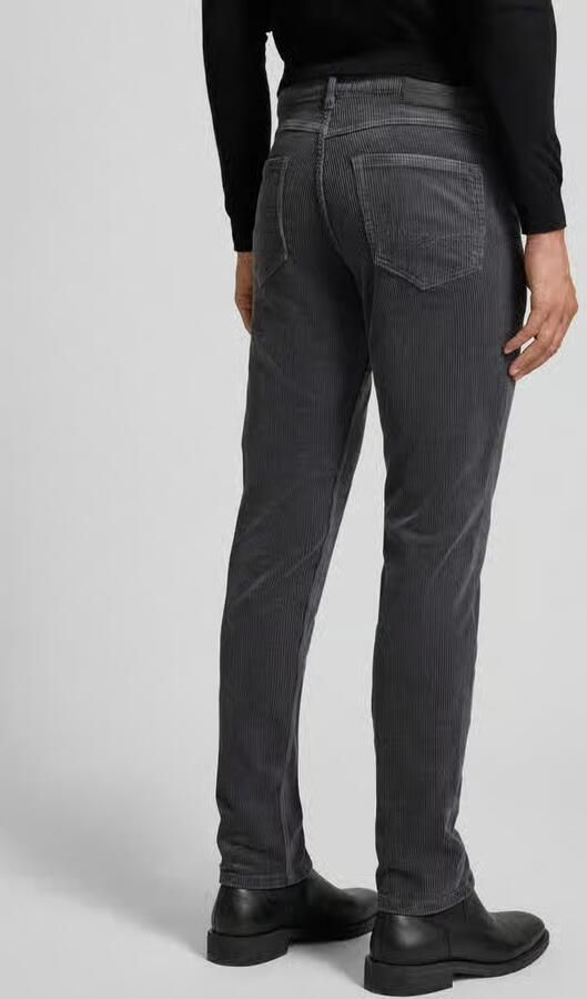 Christian Berg Men regular fit corduroy broek in 5-pocketmodel - Foto 3