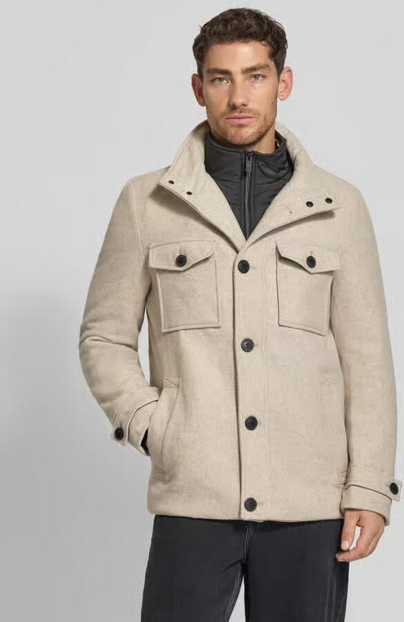 Christian Berg Men Regular fit jack met wol - Foto 2