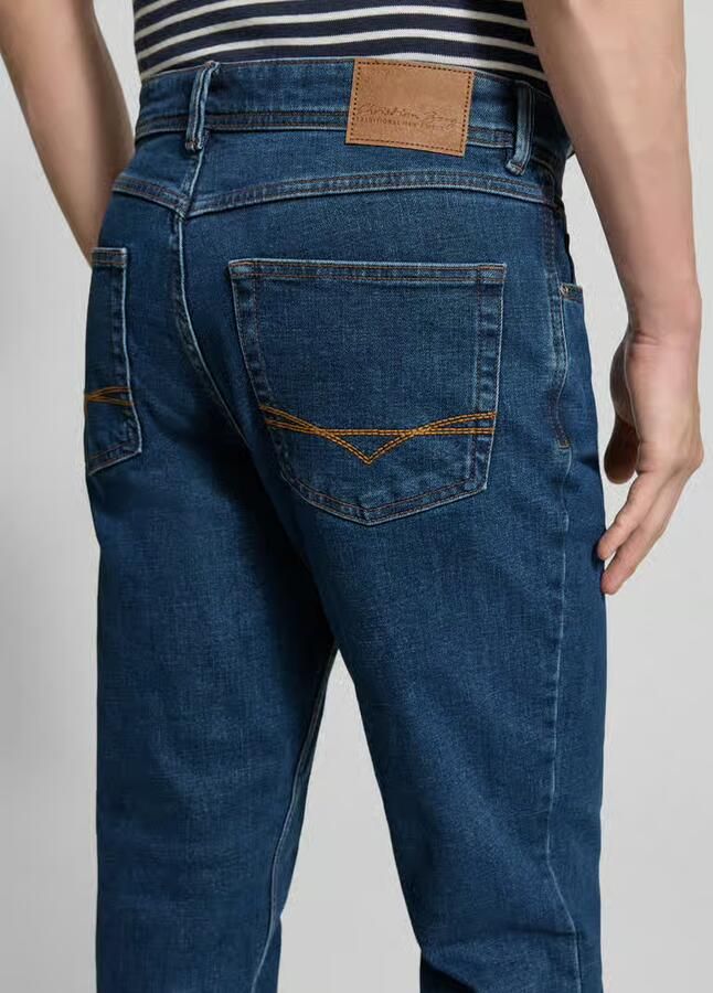 Christian Berg Men Regular fit jeans in used-look