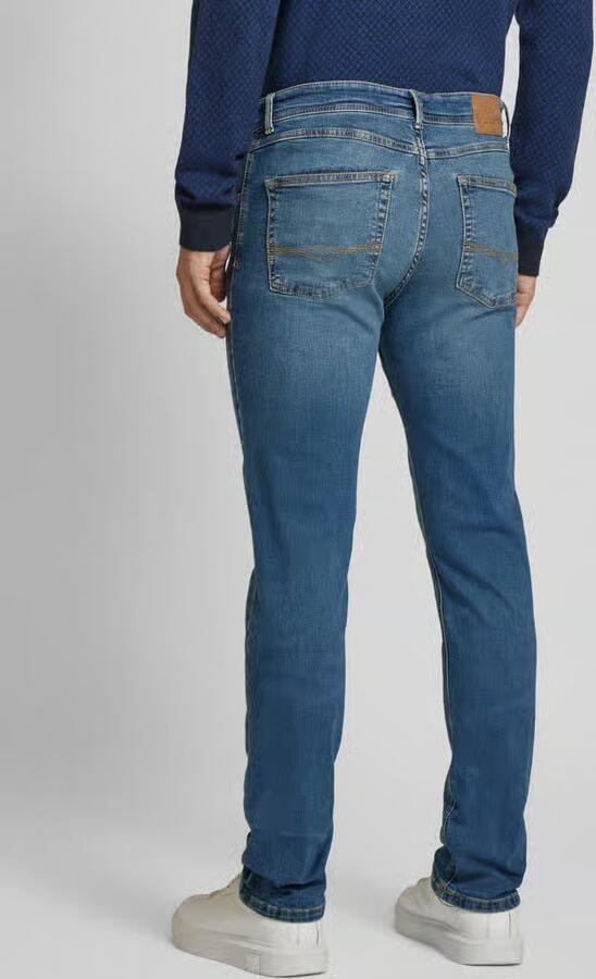 Christian Berg Men Straight fit jeans met merkdetail - Foto 3