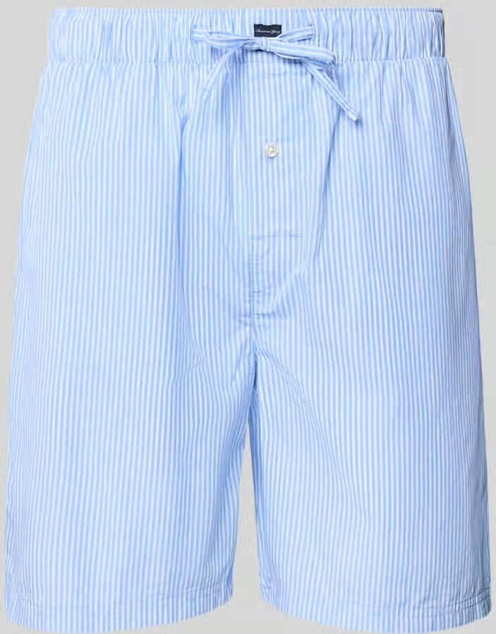 Christian Berg Men regular fit korte pyjamabroek met logopatch - Foto 2