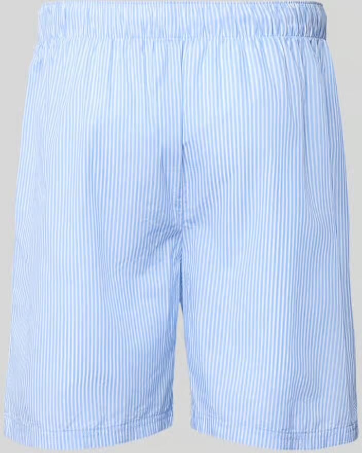Christian Berg Men regular fit korte pyjamabroek met logopatch - Foto 2